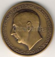 1933 "Gr.Klebelsberg-sportuszoda megteremtője" bronzérem szig.: Berán L. T:2 RR!!!