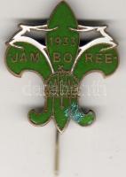 1933. Jamboree zománcozott jelvény, javított / Jamboree-Abzeichen, repariert
