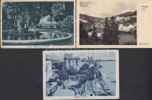 33 db régi olasz városképes lap