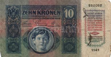 1904. 10K román felülbélyegzéssel + 1913. 20K (4x) mind román felülbélyegzéssel 1915. 10K (3x) egy r...