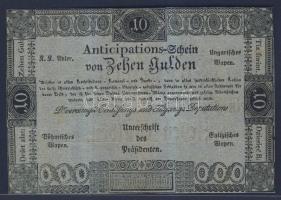 Osztrák-Magyar Bank 1813. 10G "Formular" T:III
