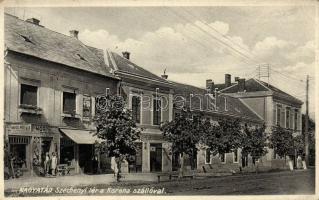 Nagyatád Széchenyi tér a Korona Szállóval (fl)
