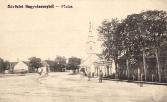 Nagyvázsony Fő utca (levágott / cut)