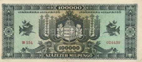 24db klf magyar bankjegy a pengő időszakból T:I(90%),III