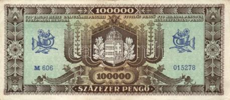 24db klf magyar bankjegy a pengő időszakból T:I(90%),III