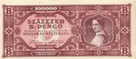 24db klf magyar bankjegy a pengő időszakból T:I(90%),III