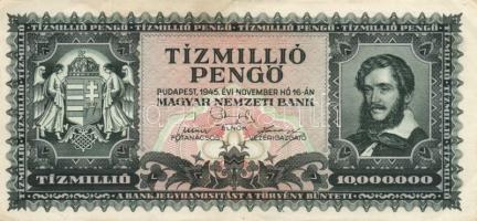 24db klf magyar bankjegy a pengő időszakból T:I(90%),III