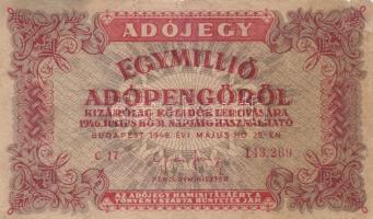 24db klf magyar bankjegy a pengő időszakból T:I(90%),III