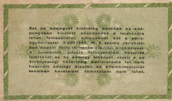 24db klf magyar bankjegy a pengő időszakból T:I(90%),III