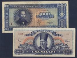Románia 1948. 1000L T:III + 1950. 1000L T:III
