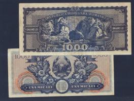 Románia 1948. 1000L T:III + 1950. 1000L T:III