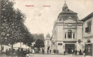 Szigetvár Zrínyi tér Oscsodal Gusztáv vas- és fűszerekereskedésével