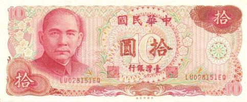 Kína 10db klf régi bankjegy T:vegyes