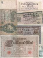 17db klf régi német és orosz/szovjet bankjegy T:vegyes