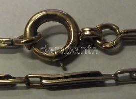 Dekoratív 8K arany nyaklánc, jelzéssel (6.25g) + doboz / 8K gold necklace with box