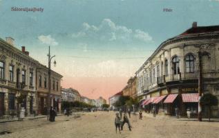 Sátoraljaújhely Főtér Wessely Mór ruhaáruházával