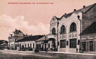 Nagymihály savings bank with the shops of Miksa Handler and Adolf Engel
