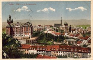 Teplitz mit Synagoge (fa)