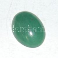 Ovális alakú aventurin féldrágakő 1,6x1,2 cm