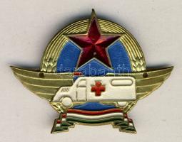 ~1952. Rákosi címeres mentős sapkajelvény T:2