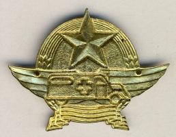 ~1952. Rákosi címeres mentős sapkajelvény T:2