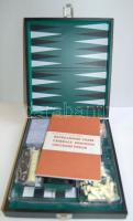 Játék-készlet 7 féle játékkal, eredeti vadonatúj csomagolásban : sakk, backgammon, dáma, kockapóker,...