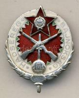 ~1960. Hadsereg Bajnokság ezüst fokozatának jelvénye T:2+
