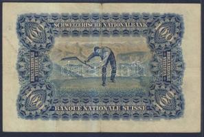 Svájc 1926.szept. 16. 100Fr T:III(apró beszakadás)