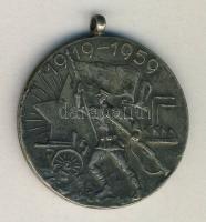 1919-1959 Tanácsköztársasági emlékérem szalag nélkül T:2