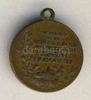 Német Birodalom/Császárság/Poroszország 1897. "I.Vilmos születésének 100. évfordulója" alkalmából kiadott kisméretű Br emlékérem T:2- ph.