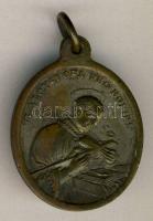 cca 1900. "S.Aloysi Ora Pro Nobis" felíratú szép kegyérem T:2