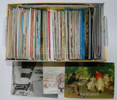 Dobozos képeslap tétel kb. 400 db vegyes modern képeslappal