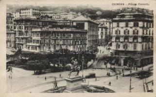 Genova, Piazza Corvetto / square, automobile, confectionery