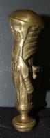 Igényesen kidolgozott réz pecsétnyomó nyél 11cm magas