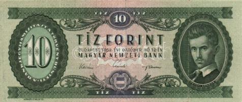 1962. 10Ft (5x) + 1969. 10Ft + 1969-1980. 20Ft (7x) többféle évszámmal T:vegyes