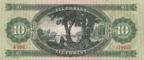 1962. 10Ft (5x) + 1969. 10Ft + 1969-1980. 20Ft (7x) többféle évszámmal T:vegyes