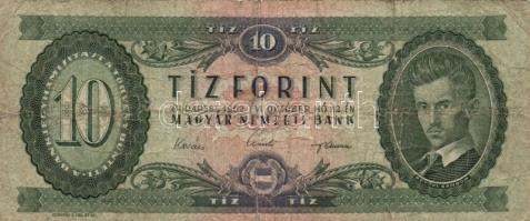 1962. 10Ft (5x) + 1969. 10Ft + 1969-1980. 20Ft (7x) többféle évszámmal T:vegyes