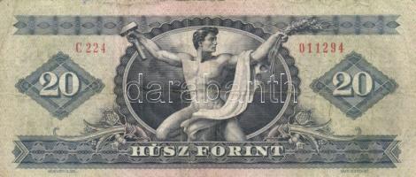 1962. 10Ft (5x) + 1969. 10Ft + 1969-1980. 20Ft (7x) többféle évszámmal T:vegyes