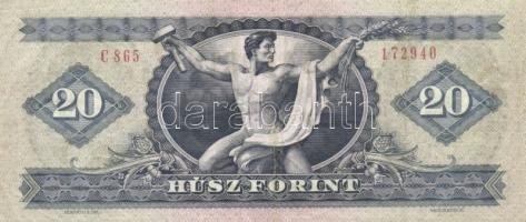 1962. 10Ft (5x) + 1969. 10Ft + 1969-1980. 20Ft (7x) többféle évszámmal T:vegyes