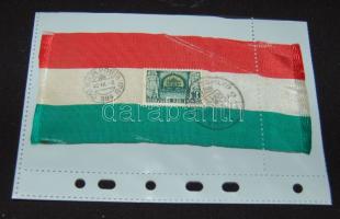 1940 Magyar zászló-darab Szilágysomlyó visszatért bélyegzéssel