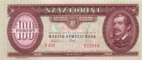 1993. 100Ft (3x) egymásutáni sorszámmal! T:I