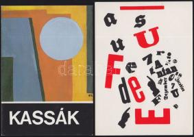 1987 Kassák Lajos emlékkiállítás meghívó, alkalmi bélyegzássel