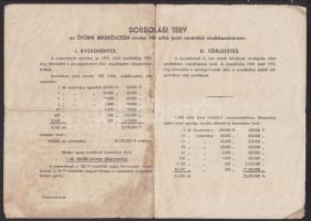 1954. "Ötödik Békekölcsön" a Magyar Népköztársaság Nyereménykölcsöne 25Ft-ról T:III