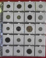 Külföldi pénzgyűjtemény-1900-as-évek albumba rendezve, a pénzérmék egyenként csomagolva,  összesen 132db, köztük ezüstök is! T:vegyes