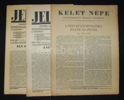 3 db fontos újság az 1940-es évekből: Kelet népe, Jelenkor