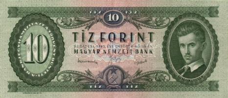 1949-1960. 10Ft (3x) klf évszámmal T:II,III