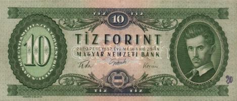 1949-1960. 10Ft (3x) klf évszámmal T:II,III
