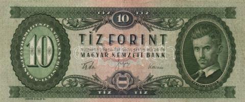 1949-1960. 10Ft (3x) klf évszámmal T:II,III