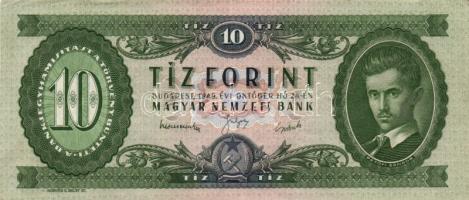 1949-1962. 10Ft (4x) klf évszámmal T:II+,II