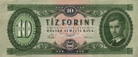 1949-1962. 10Ft (4x) klf évszámmal T:II+,II